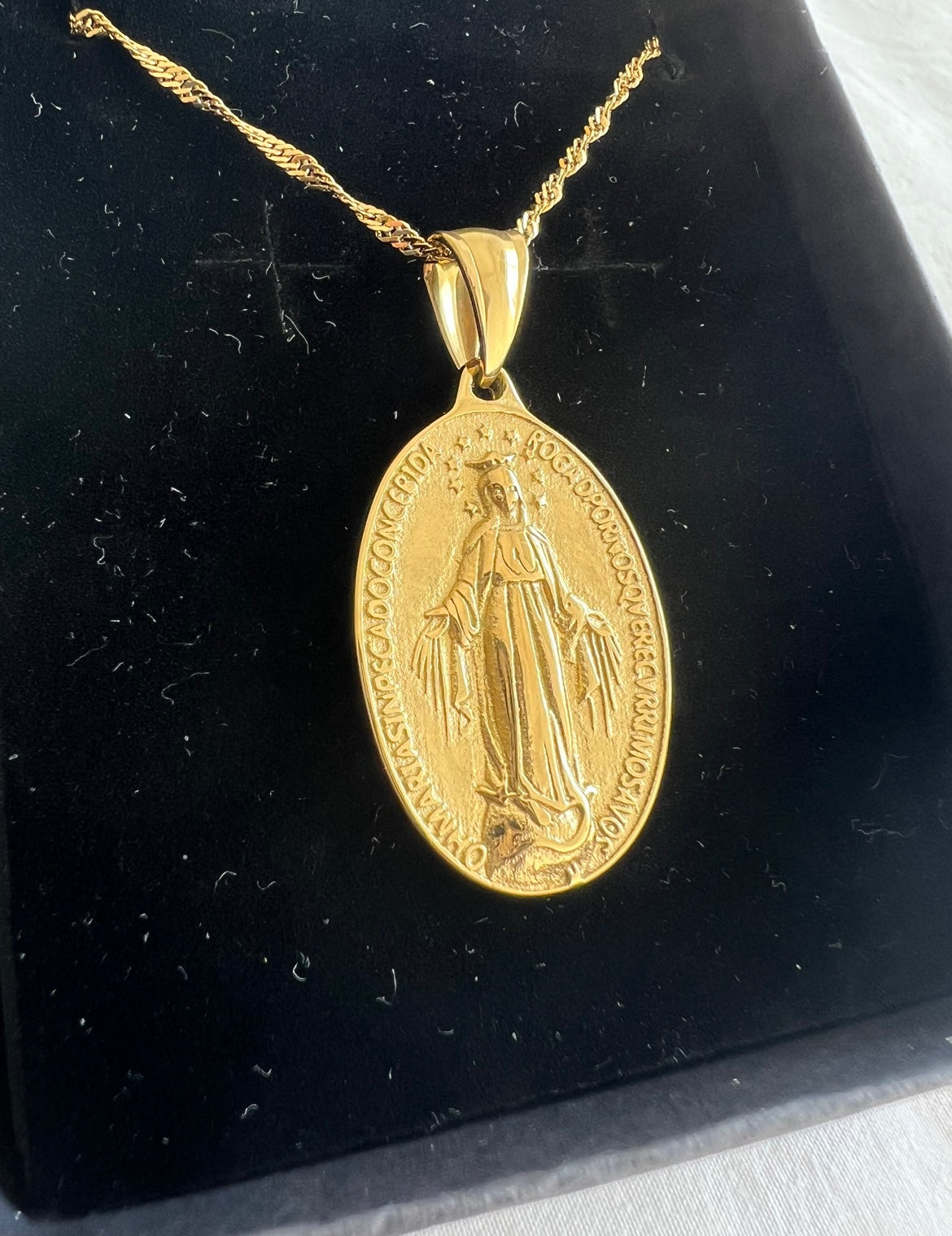Medalla Milagrosa acero