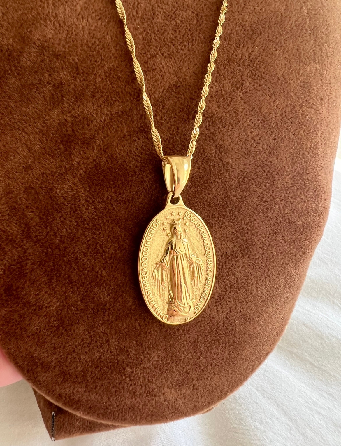 Medalla Milagrosa acero
