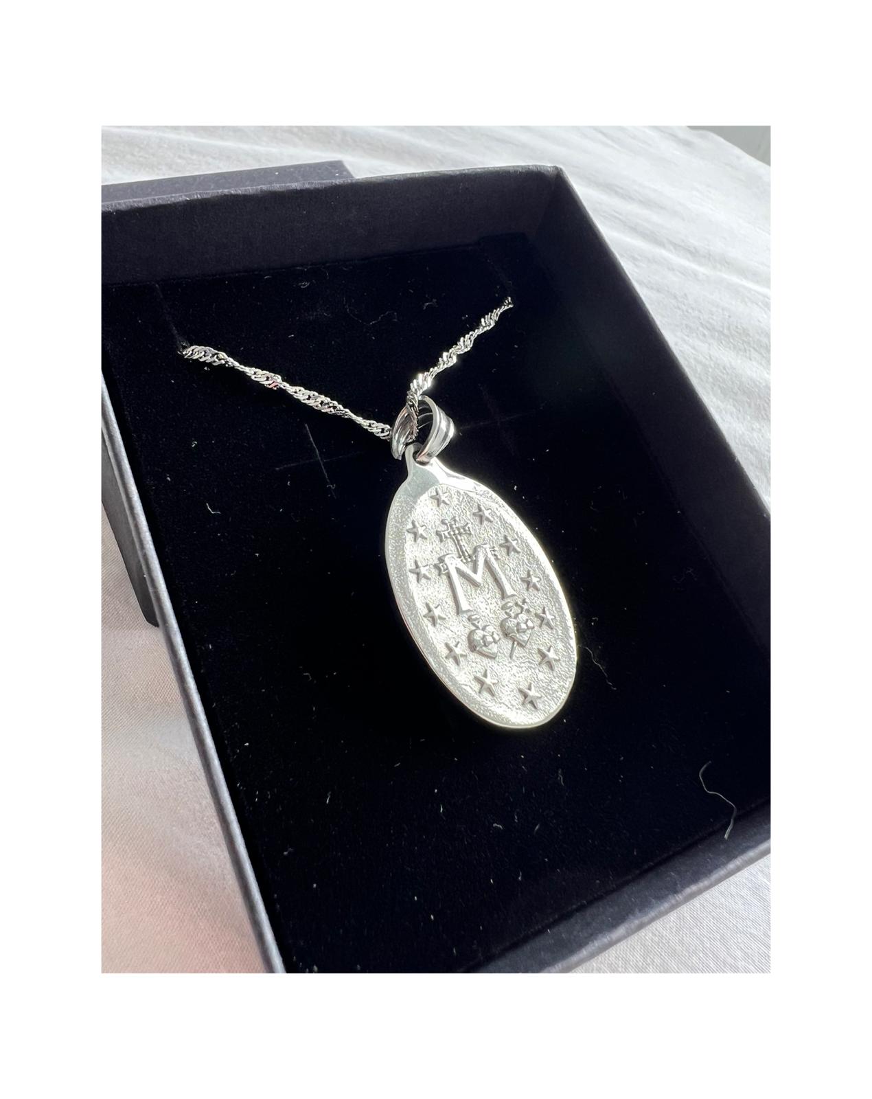 Medalla Milagrosa acero