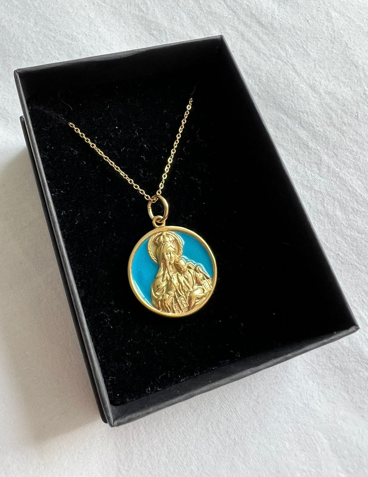 Medalla del Carmen Acero Esmaltada
