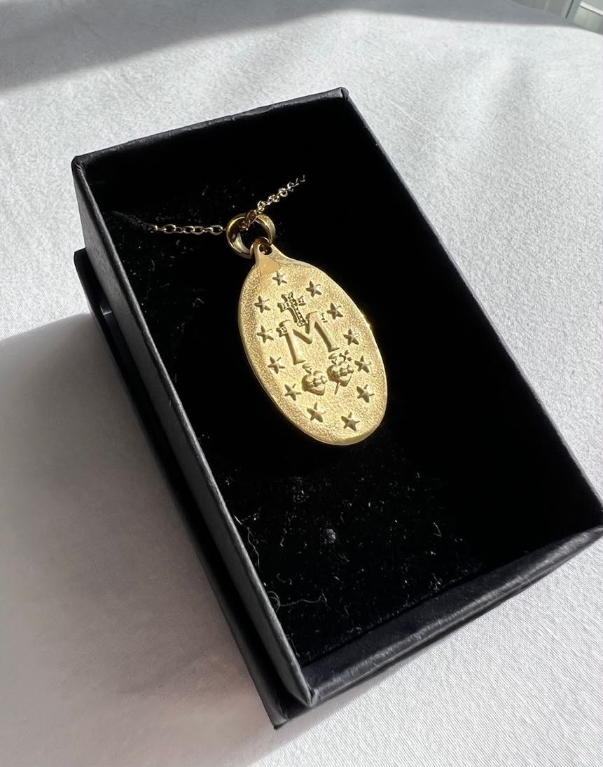 Medalla Milagrosa acero